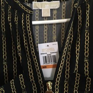 MK zip-up front top.  Size: small